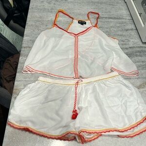 Room Service pajama set with peekaboo back top